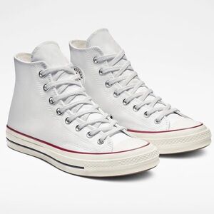 Converse Chuck Taylor 70 Canvas White Garnet Egret High Top Sneakers
